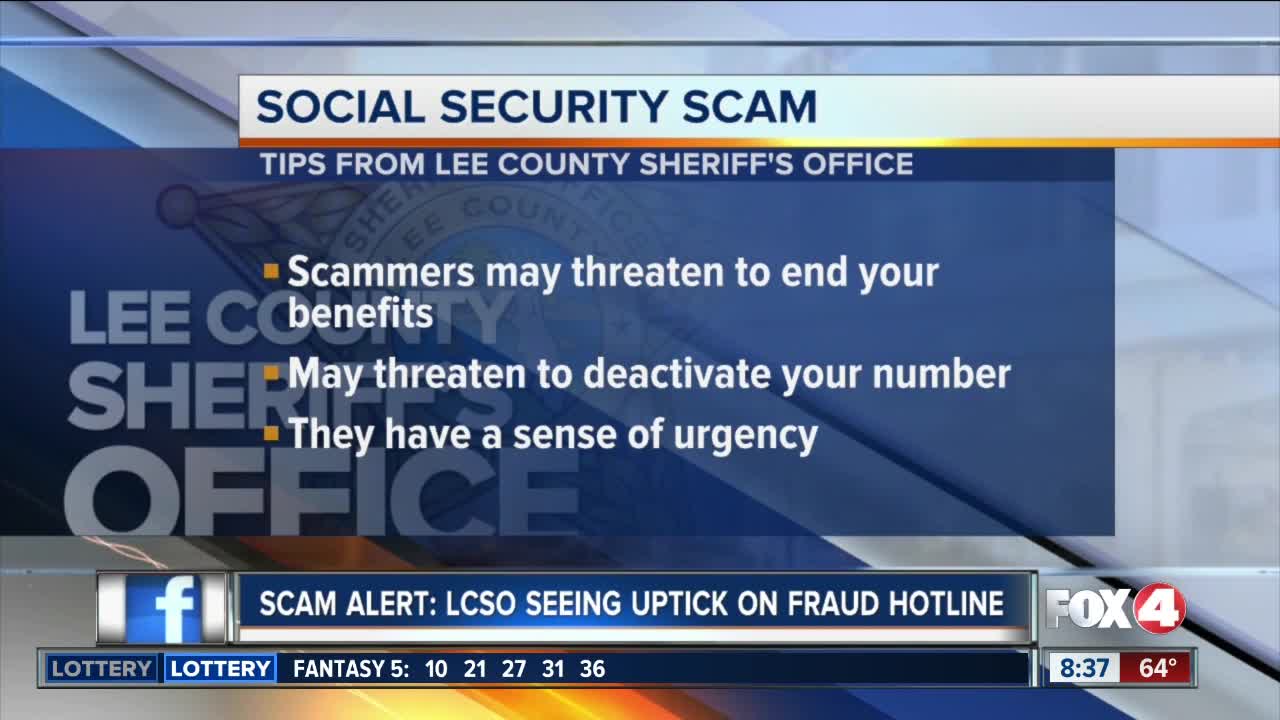 Scam Alert: LCSO seeing uptick in Social Security Scam