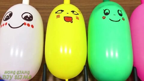 Making Slime with Funny Balloons