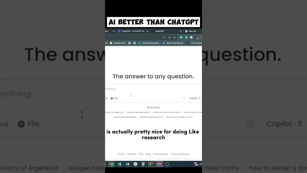 5 AI Better than ChatGPT #shorts #chatgpt #ai