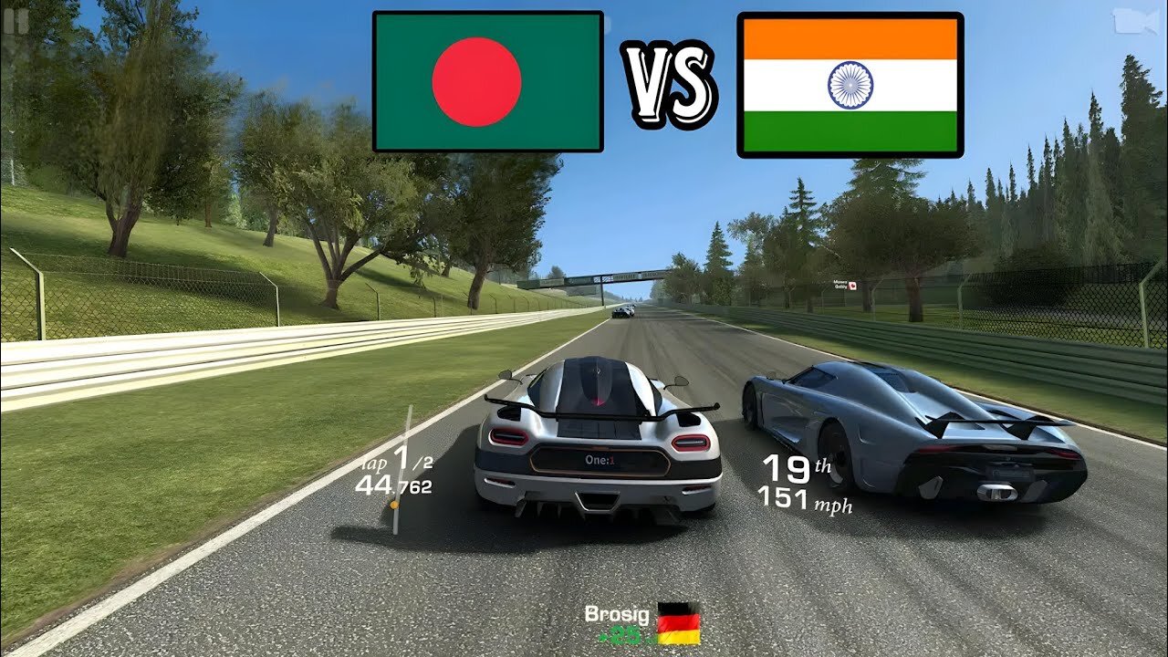 High graphics racing games for Android- car