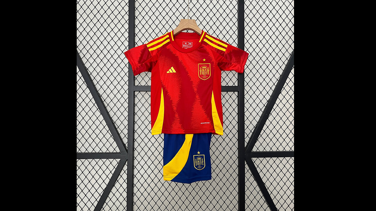 👉🏻⚽️2024 Spain Home Kid Kits