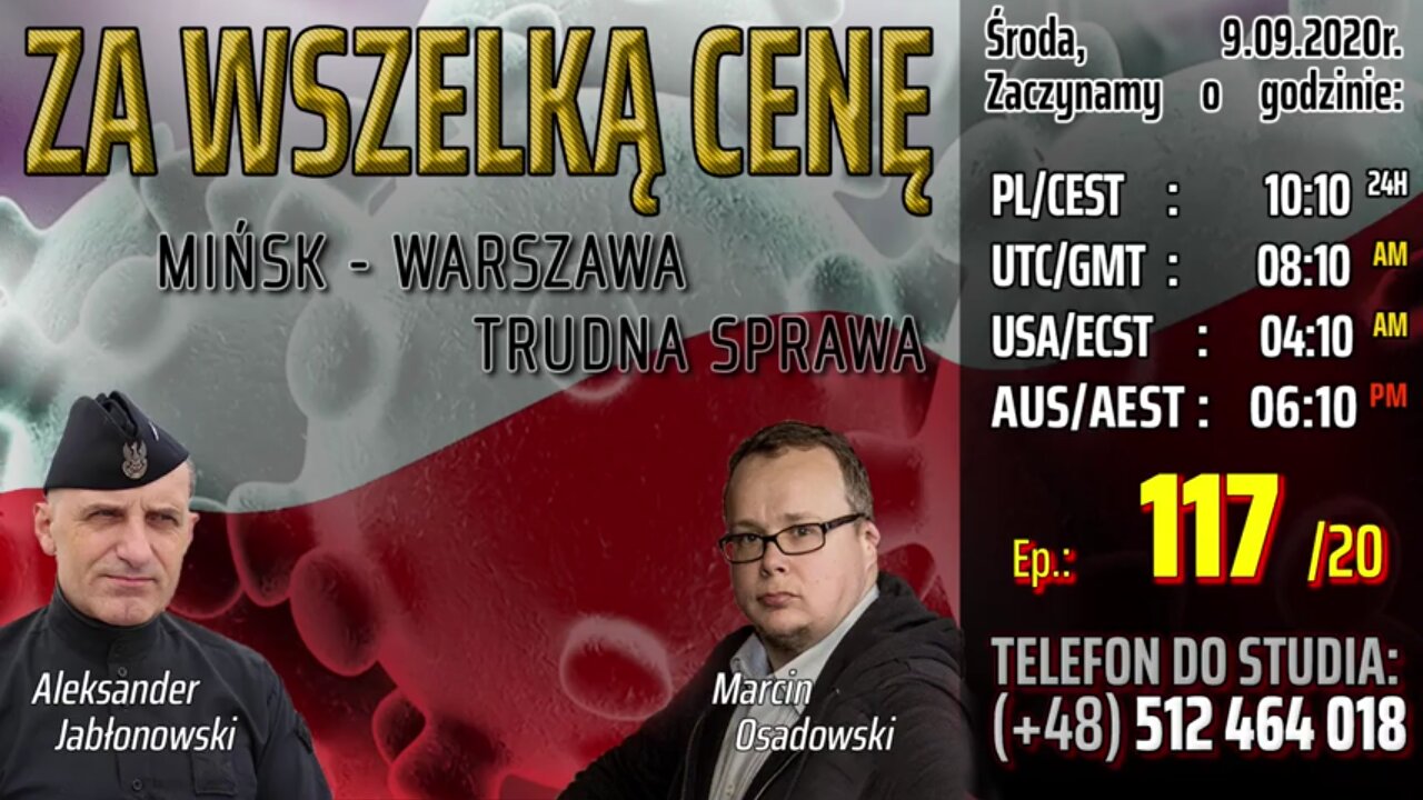 ZA WSZELKĄ CENĘ - Olszański, Osadowski NPTV (09.09.2020)