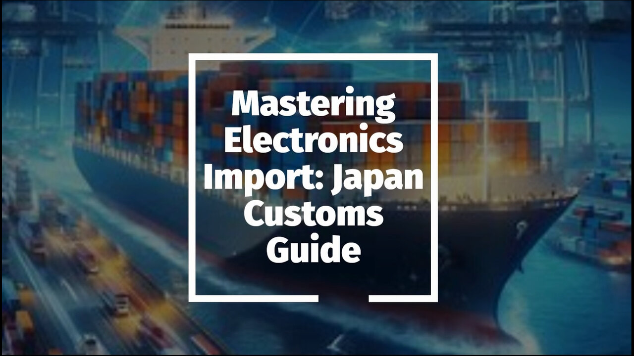 Mastering the Customs Clearance Process: Importing Electronics from Japan