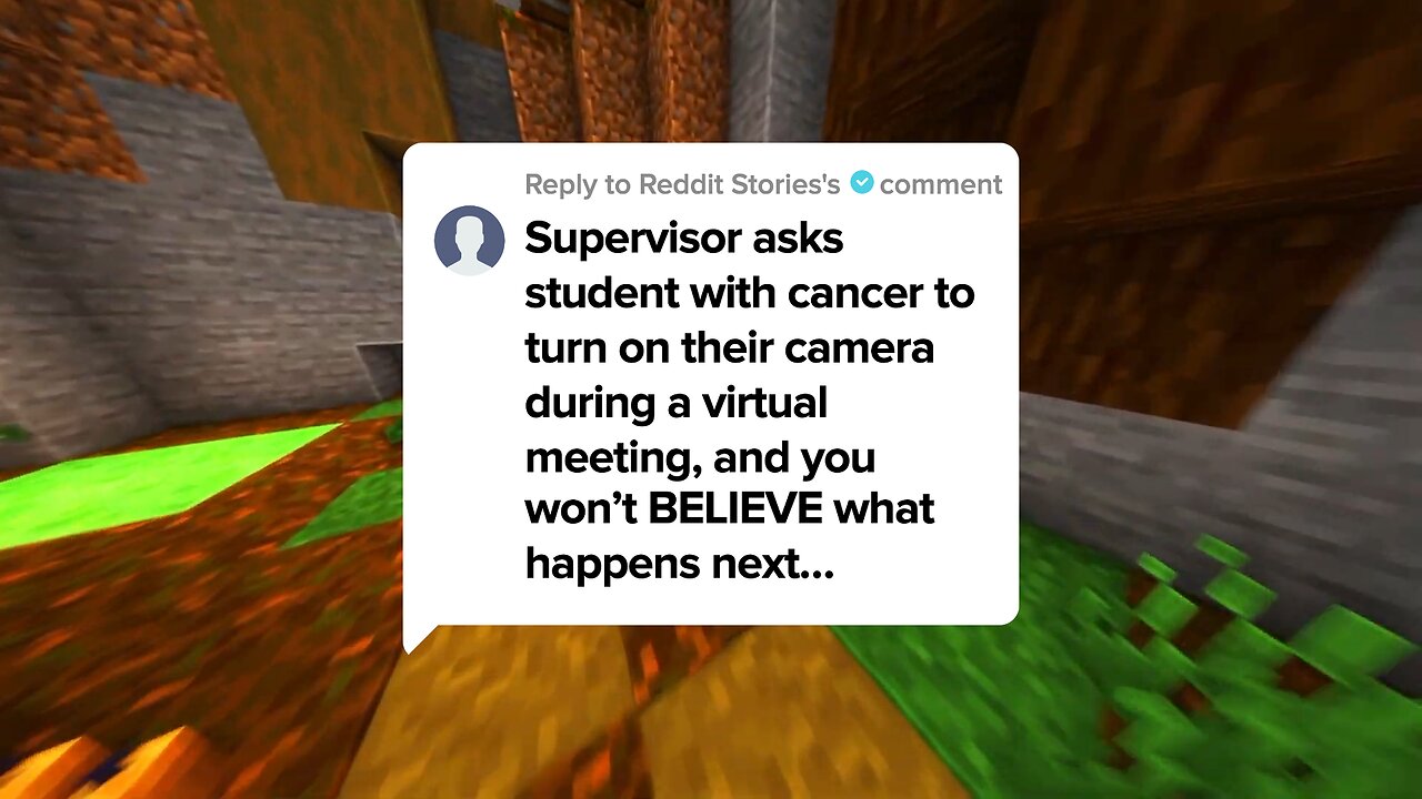 Supervisor asks student with cancer to turn on their camera during a virtual meeting...