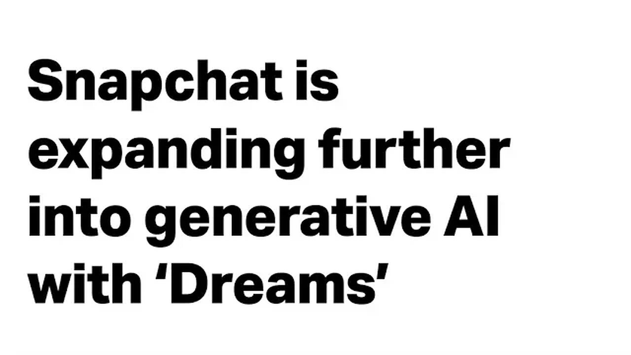 https://techcrunch.com/2023/08/21/snapchat-is-expanding-further-into-generative-ai-with-dreams/amp/