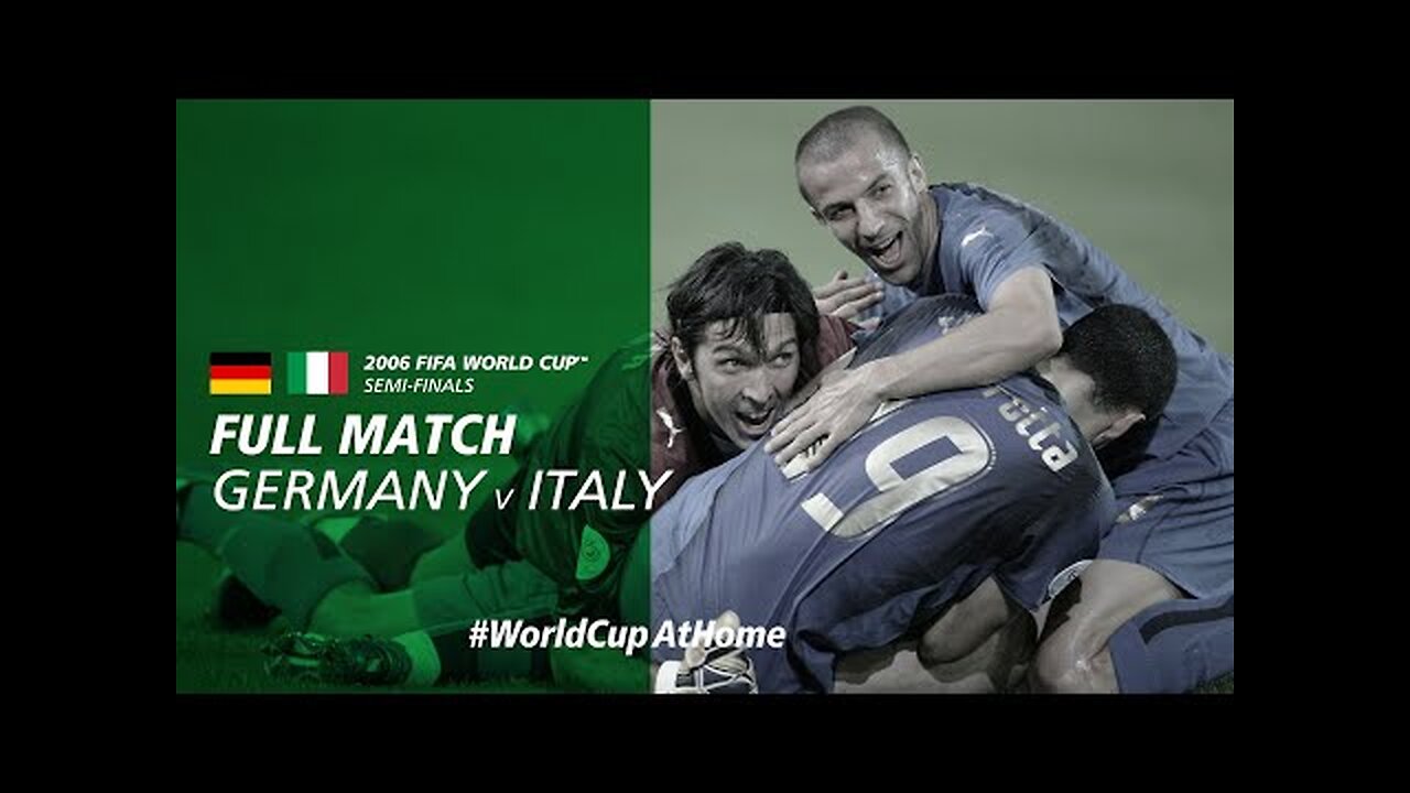 Germany v Italy | 2006 FIFA World Cup | Full Match