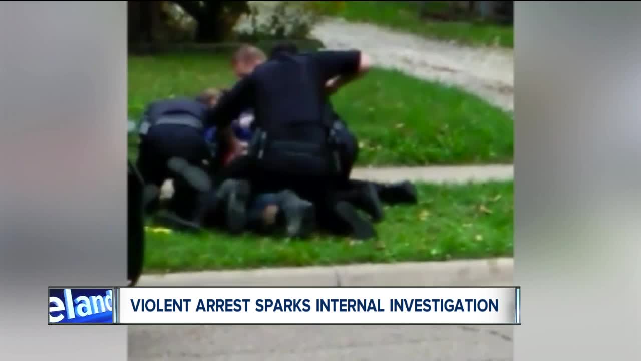 Viral video shows officers tase, punch man on ground; Akron police investigating