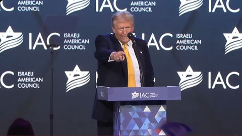 President Trump to speak at the Israeli-American Council annual conference in Washington, D.C.