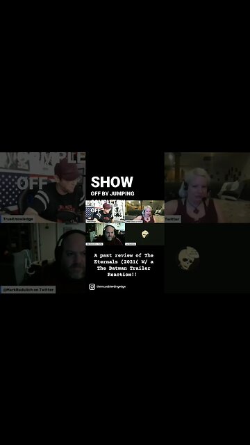 Clip #3 of a past review of the Eternals (2021) W/ a The Batman Trailer Reaction!! #thebatman