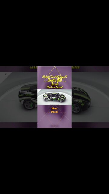 [Asphalt 9 China (A9C/C9/狂野飙车9)] Ginetta G60 Decal | Royal Tour (British Tour) Season | #Shorts Clip