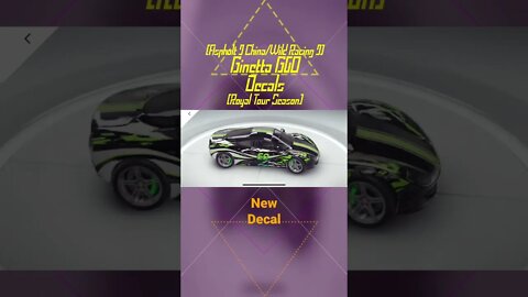 [Asphalt 9 China (A9C/C9/狂野飙车9)] Ginetta G60 Decal | Royal Tour (British Tour) Season | #Shorts Clip