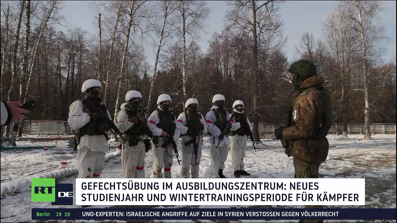 Gefechtsübung am Ausbildungszentrum: neues Studienjahr und Wintertrainingsperiode für Kämpfer