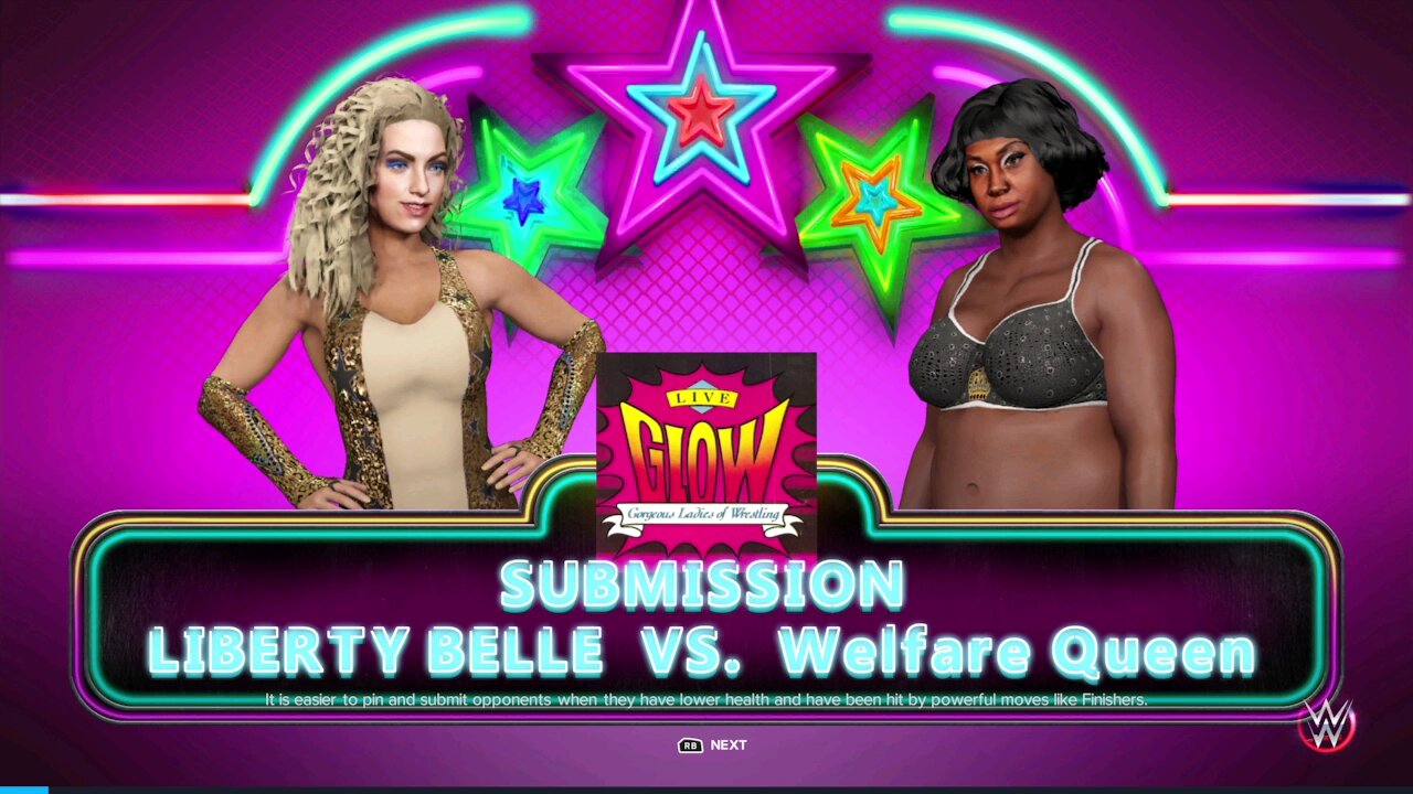 WWE 2k23 submission- Liberty Belle vs Welfare Queen