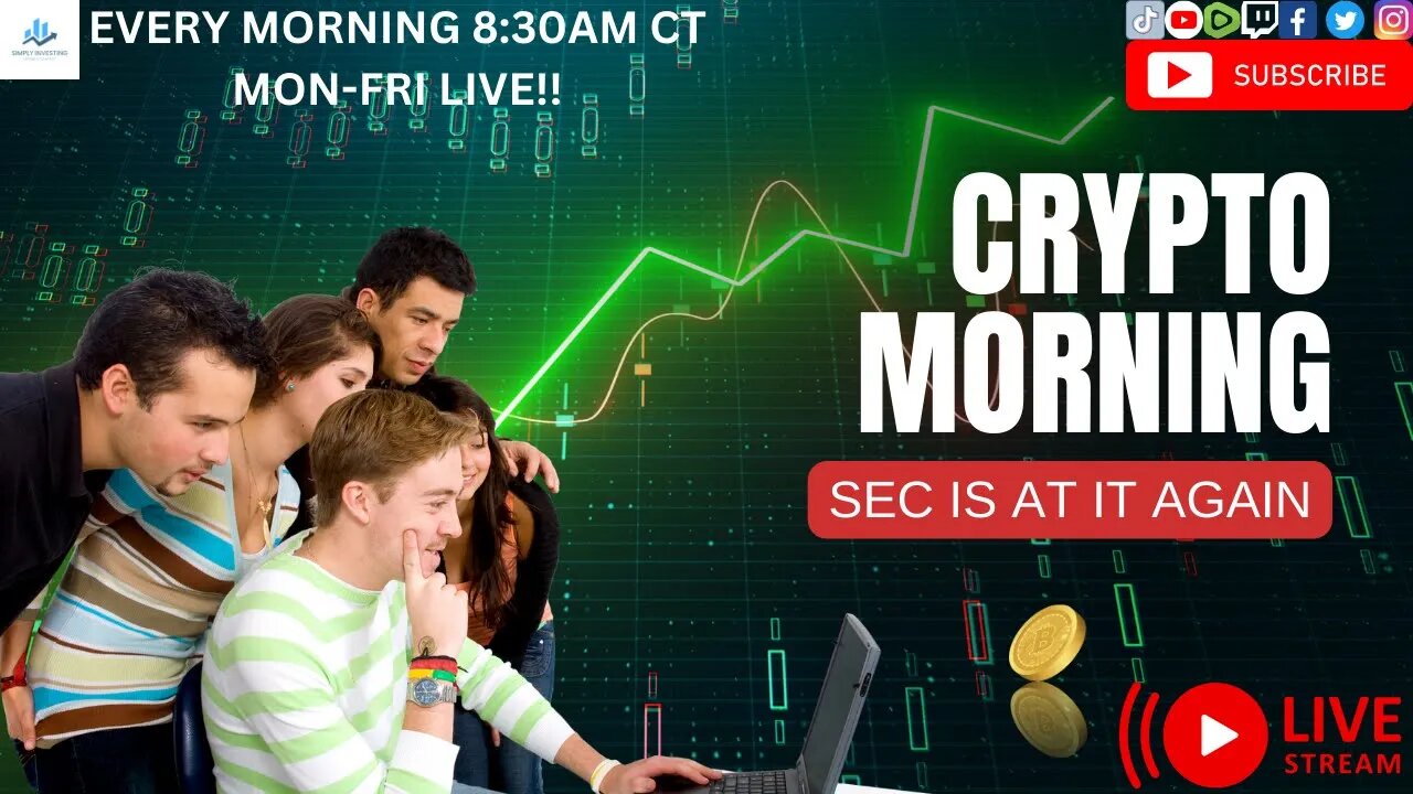 #Crypto Morning Chat! The SEC is at it again ...