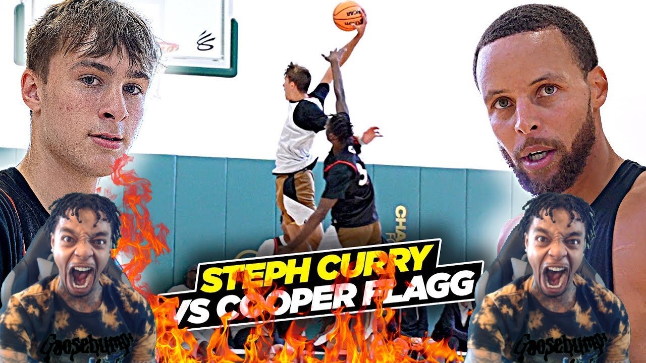 Steph Curry vs Cooper Flagg & Top HS Players During Scrimmage! Curry Camp Day 2