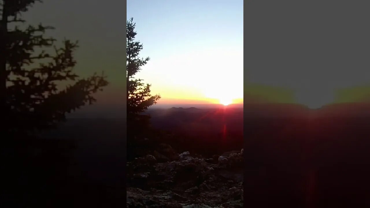 Sun Rising from the Harney Peak of SD