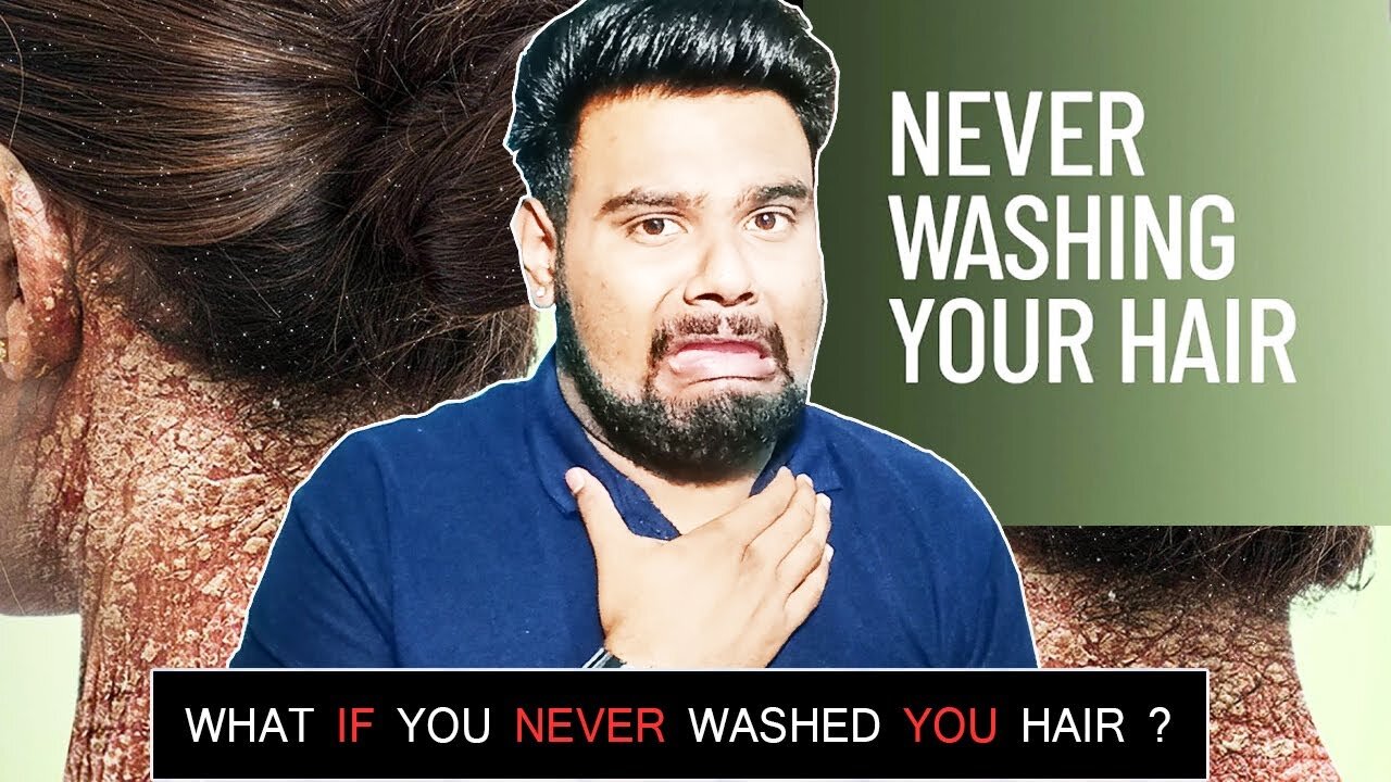 WHAT IF YOU NEVER WASHED YOUR HAIR | HEALTH AND HYGIENE | PRKILL FACTS | 😱