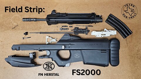 Field Strip: FN FS2000 "Tactical Tuna" Bullpup - The most complex field strip I have ever filmed