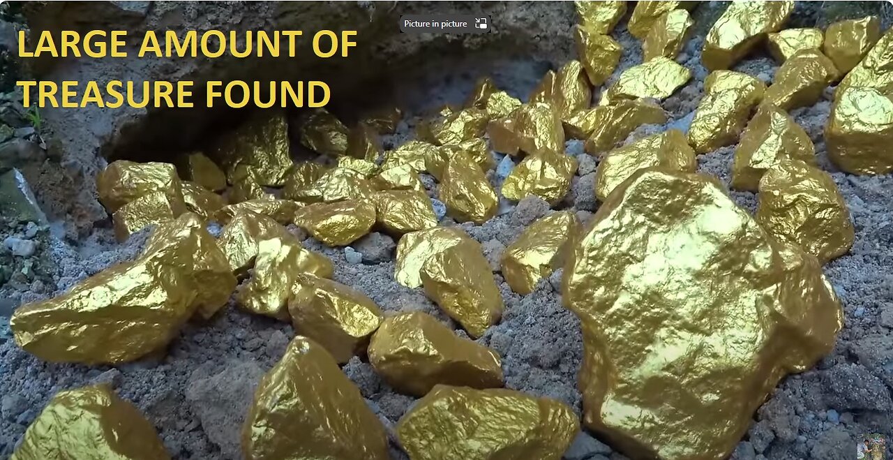 I broke into the mysterious sinkhole and found a large amount of gold