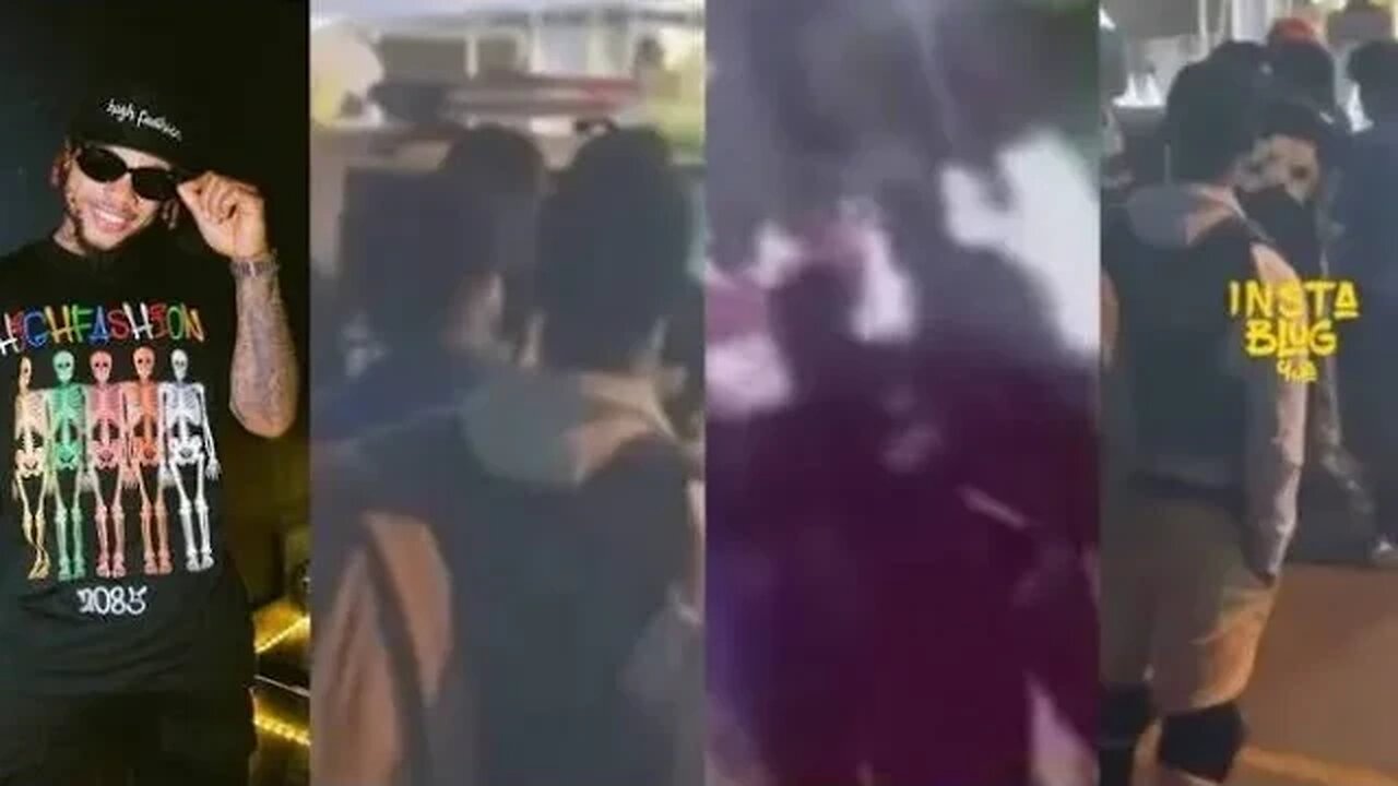 Nigerian Dancer, Poco Lee Shows Off Kung Fu Skills While Fighting With Some Nigerian Police.