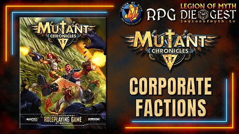 MUTANT CHRONICLES 3E - Faction & Timeline Introduction