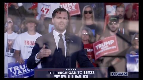 JD Vance Campaigns in Marne, Michigan