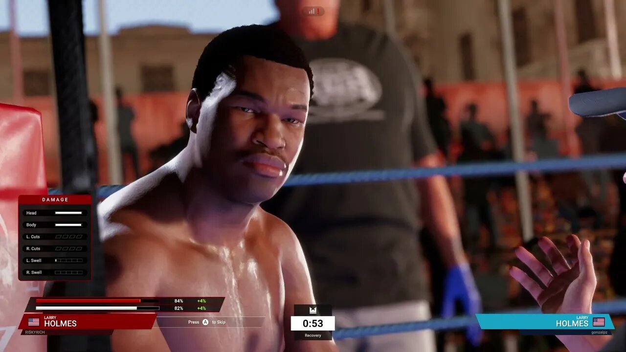 Undisputed Boxing Online Larry Holmes vs Larry Holmes - Risky Rich vs Gonzalpz (Ranked)