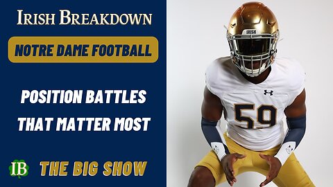 Notre Dame Position Battles That Matter Most For 2024