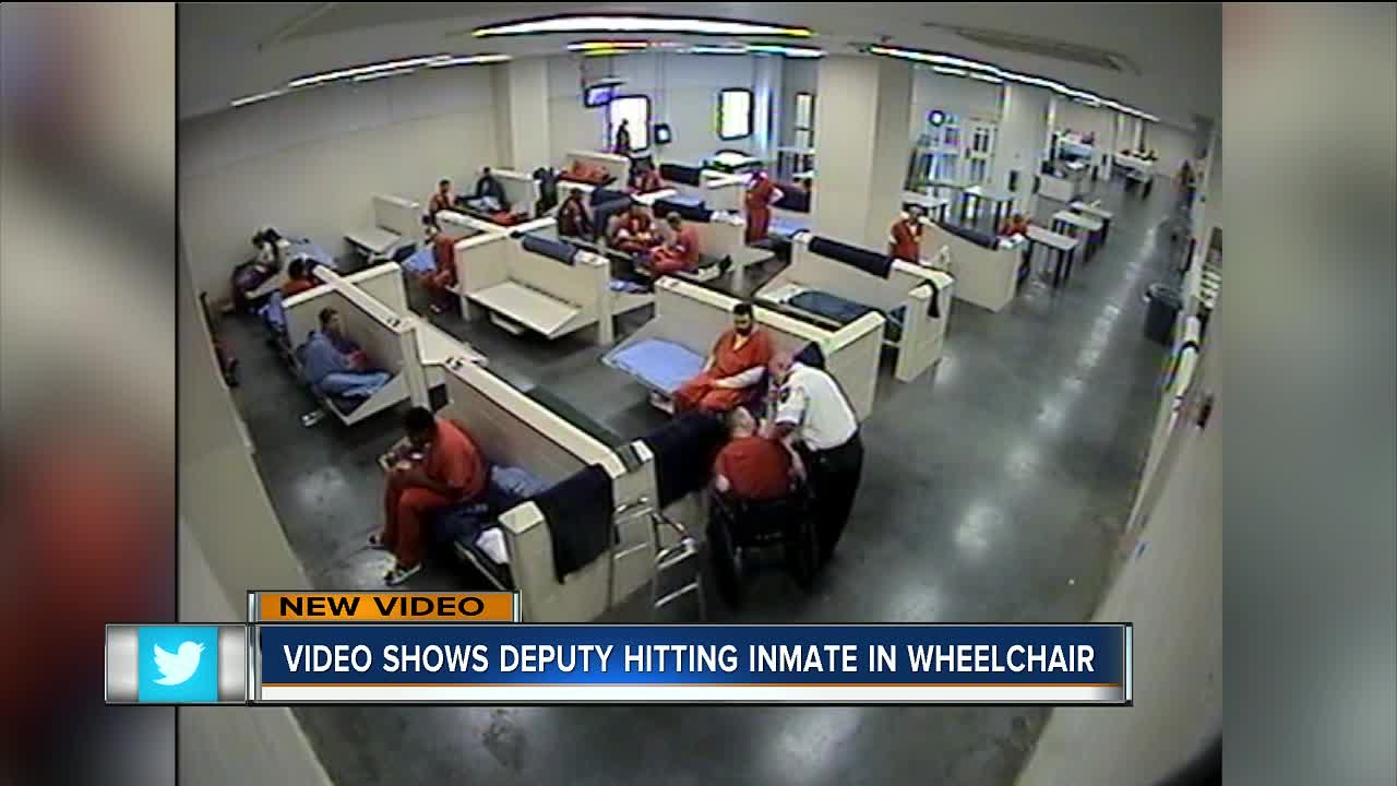 Pinellas County detention deputy fired for excessive use of force on inmate in wheelchair