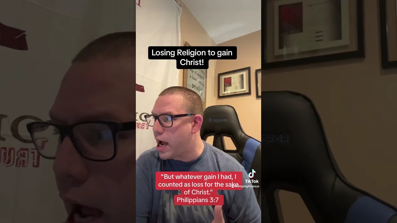 Losing Religion To Gain Christ! #religion #devotional #tiktok #jesus