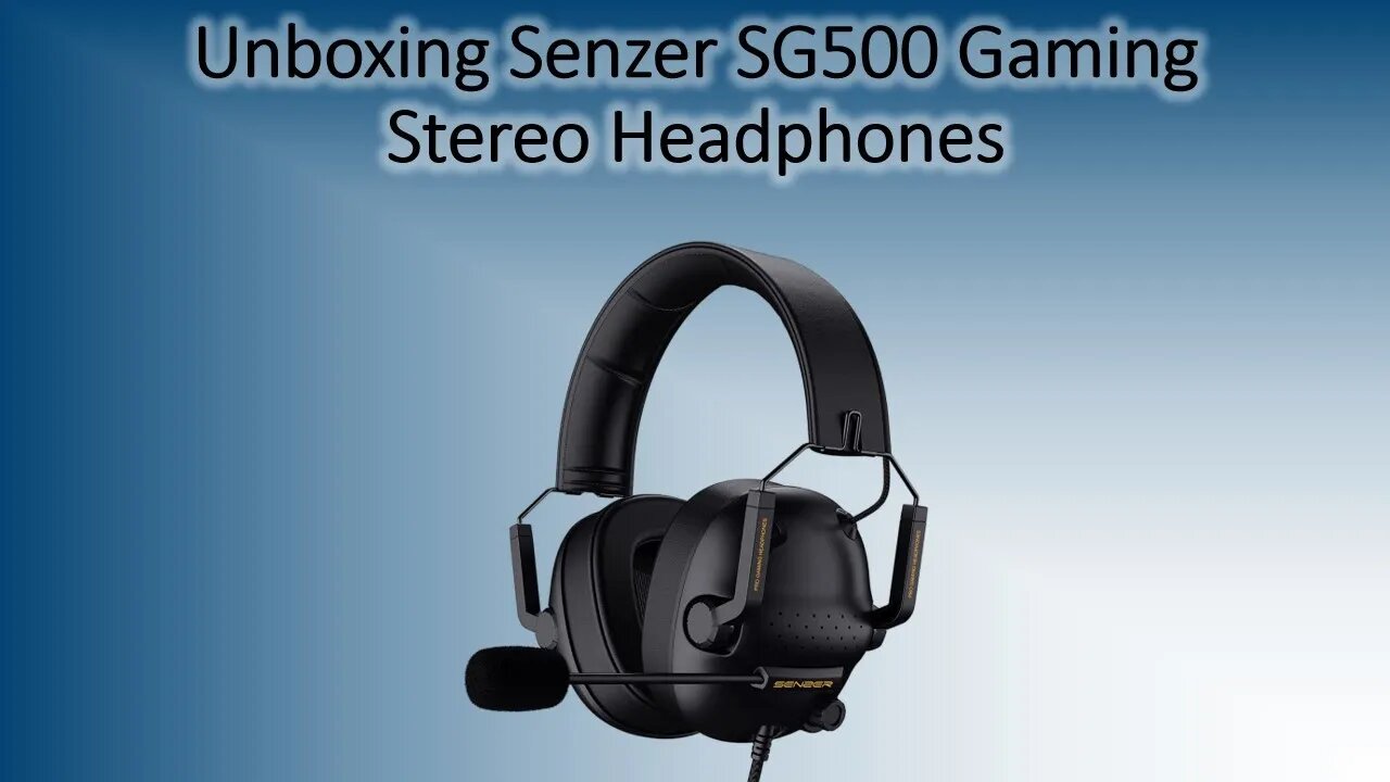 Unboxing Senzer SG500 Gaming Stereo Headphones