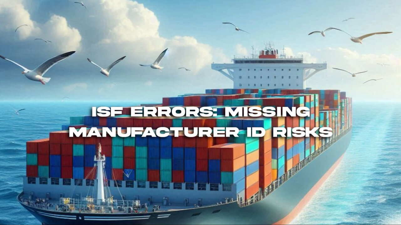 Trouble at the Border: What Happens When ISF is Missing Manufacturer Info?