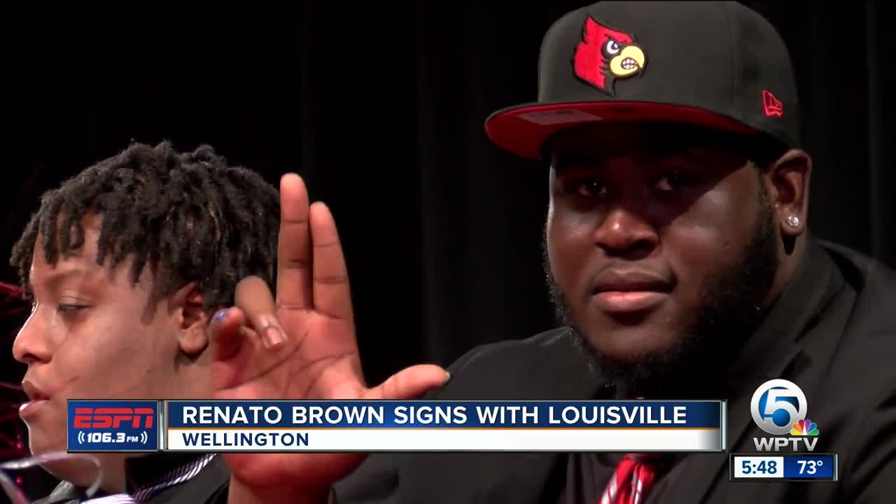 Renato Brown signs with Louisville