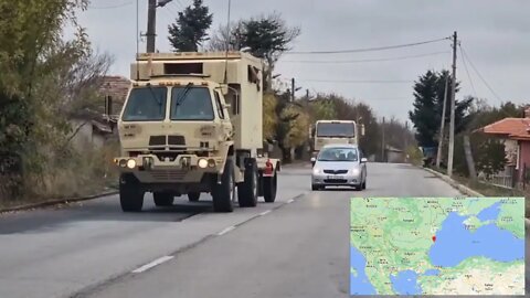 US equipment in Bulgaria, near the Bulgarian-Romanian border Durankulak