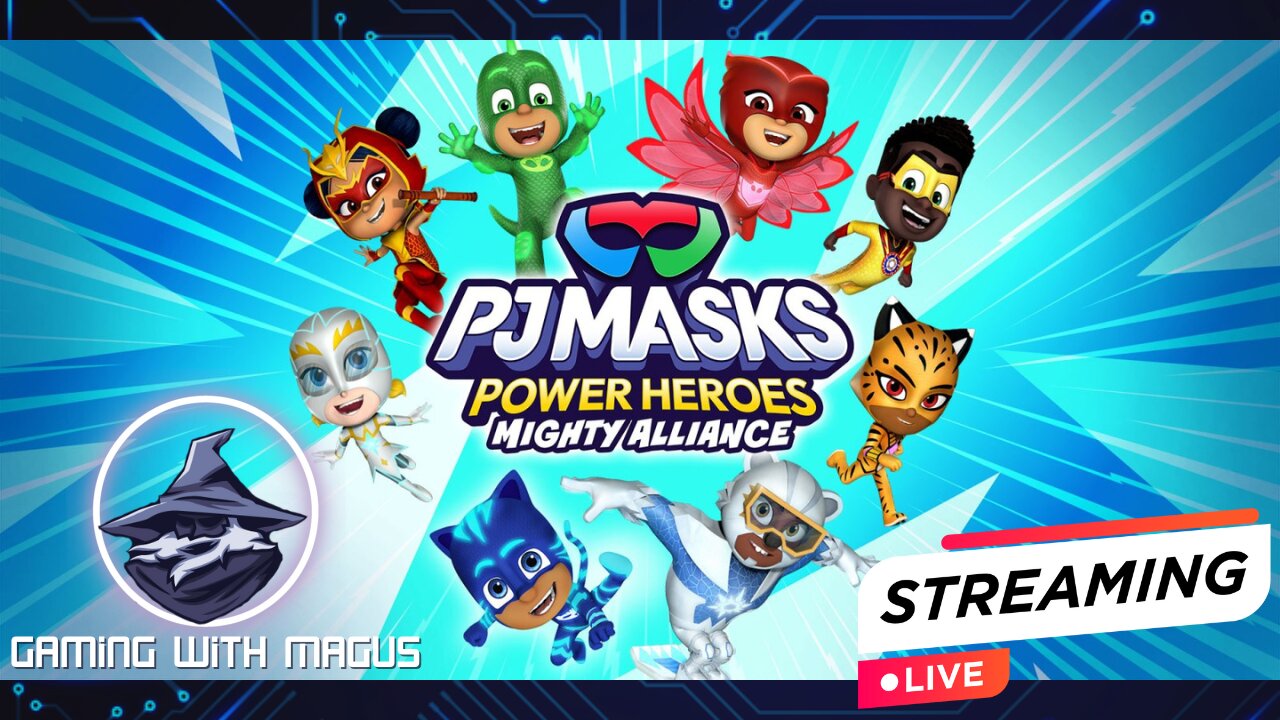 Gaming dad plays PJ Mask Power Heroes Mighty Alliance