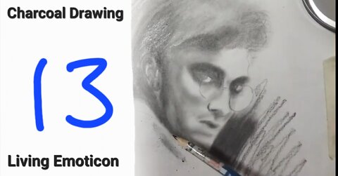 Harry Potter - Charcoal Drawing #13