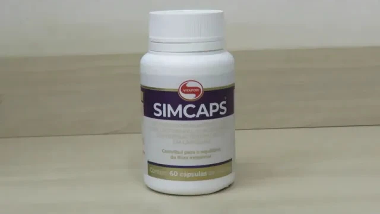 Simcaps - 60 Cápsulas, Vitafor - Probióticos - Lactobacillus acidophilus e Bifidobacterum lactis