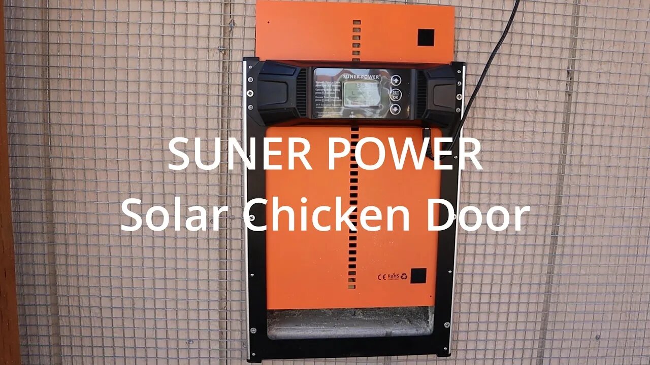 SUNER POWER Solar Chicken Coop Door