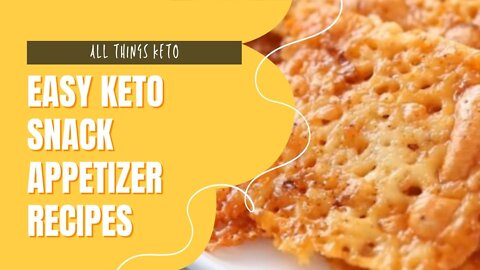 Easy Keto Snack Appetizers | Low Carb Recipes | All Things Keto