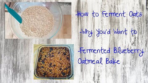 How to Ferment Oats and Why You'd WANT to