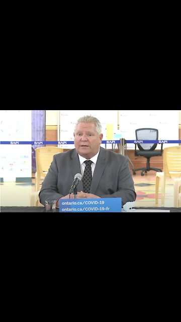 Ford ‘Can’t Wait’ To Keep Reopening Ontario & He’s In Talks To Make It Happen Faster