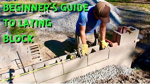 HOW TO LAY CONCRETE BLOCK