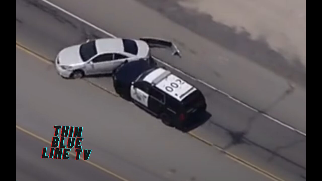 Driver Suspected Of Assault With A Deadly Weapon Leads Police On Chase In Palmdale, CA