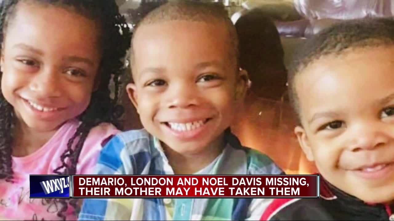 Police looking for 3 missing siblings, believed to be with non-custodial mother