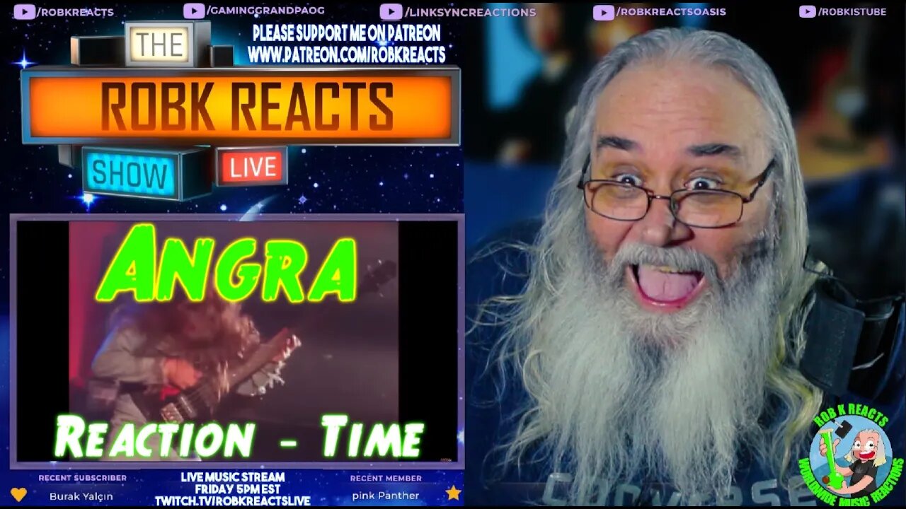 Angra Reaction - Time (Official) - First Time Hearing - Requested