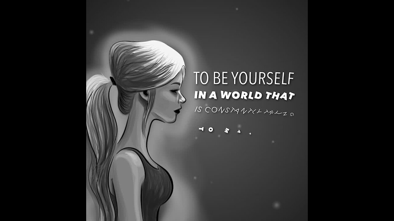 To be yourself [GMG Originals]