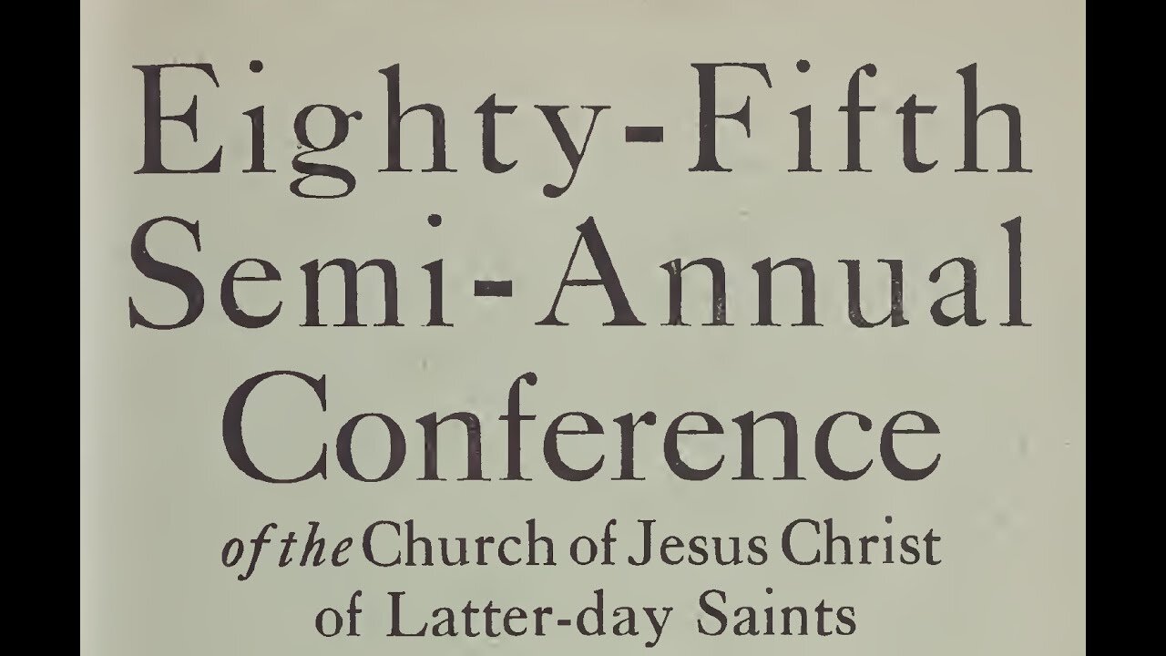 A Prayer for Peace | Charles W. Penrose | 1914 October General Conference