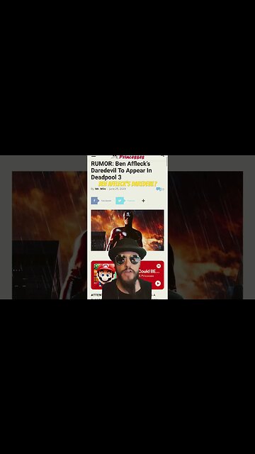 Ben Affleck To Return To Daredevil Role For Deadpool 3? #mcu #shorts