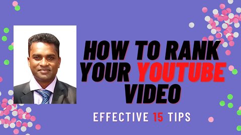 1 min 15 Tips To Rank YouTube Video