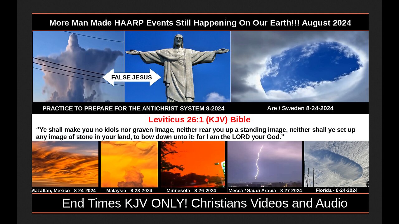 More Man Made-HAARP-Events-Still-Happening-On-Our-Earth!!! August 2024